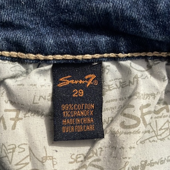 Seven7 Contrast Stitching Boot Cut Jeans - Picture 8 of 9